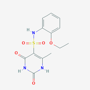 N-(2-ethoxyphenyl)-2-hydroxy-4-methyl-6-oxo-1,6-dihydropyrimidine-5-sulfonamide