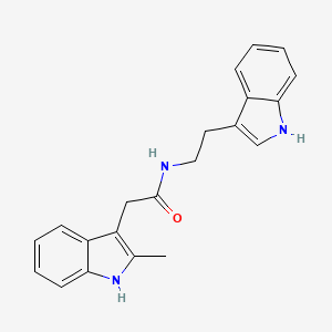 N-[2-(1H-indol-3-yl)ethyl]-2-(2-methyl-1H-indol-3-yl)acetamide