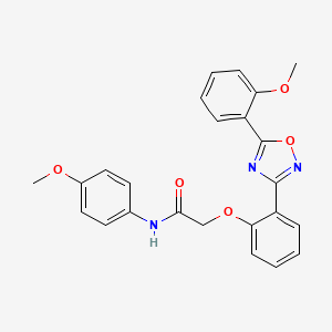 N-(4-methoxyphenyl)-2-{2-[5-(2-methoxyphenyl)-1,2,4-oxadiazol-3-yl]phenoxy}acetamide