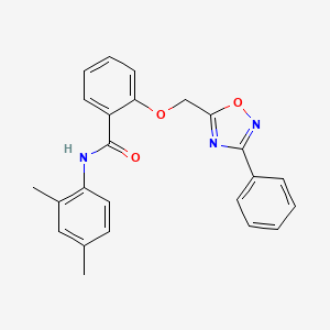 N-(2,4-dimethylphenyl)-2-[(3-phenyl-1,2,4-oxadiazol-5-yl)methoxy]benzamide