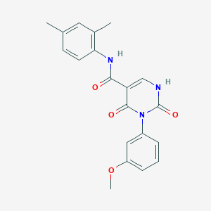 N-(2,4-dimethylphenyl)-3-(3-methoxyphenyl)-2,4-dioxo-1,2,3,4-tetrahydropyrimidine-5-carboxamide