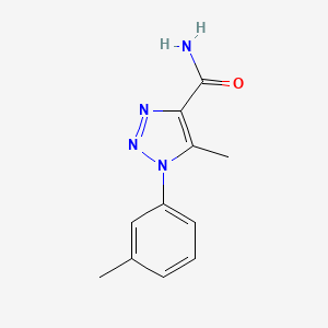 5-methyl-1-(3-methylphenyl)-1H-1,2,3-triazole-4-carboxamide