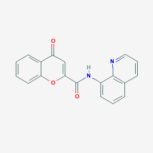 4-oxo-N-(quinolin-8-yl)-4H-chromene-2-carboxamide