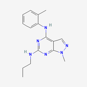 1-methyl-N~4~-(2-methylphenyl)-N~6~-propyl-1H-pyrazolo[3,4-d]pyrimidine-4,6-diamine