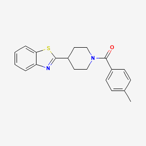 (4-(Benzo[d]thiazol-2-yl)piperidin-1-yl)(p-tolyl)methanone