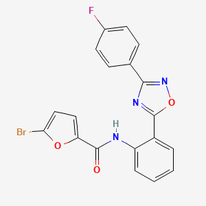 5-bromo-N-{2-[3-(4-fluorophenyl)-1,2,4-oxadiazol-5-yl]phenyl}furan-2-carboxamide