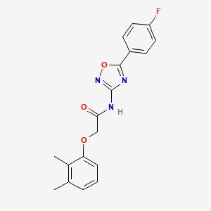 2-(2,3-dimethylphenoxy)-N-[5-(4-fluorophenyl)-1,2,4-oxadiazol-3-yl]acetamide