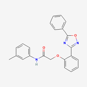 N-(3-methylphenyl)-2-[2-(5-phenyl-1,2,4-oxadiazol-3-yl)phenoxy]acetamide