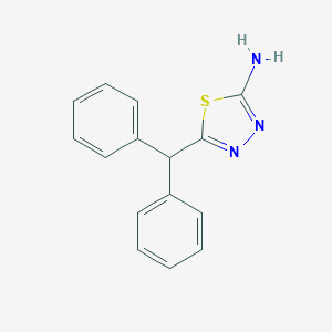molecular formula C15H13N3S B112972 5-Benzhydryl-[1,3,4]thiadiazol-2-ylamine CAS No. 74801-72-2