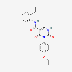 3-(4-ethoxyphenyl)-N-(2-ethylphenyl)-2,4-dioxo-1,2,3,4-tetrahydropyrimidine-5-carboxamide