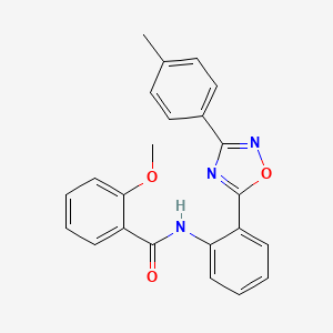 2-methoxy-N-{2-[3-(4-methylphenyl)-1,2,4-oxadiazol-5-yl]phenyl}benzamide