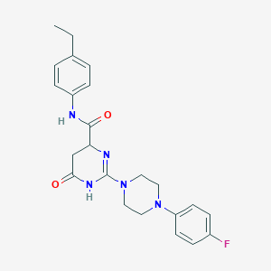 N-(4-ethylphenyl)-2-[4-(4-fluorophenyl)piperazin-1-yl]-6-oxo-3,4,5,6-tetrahydropyrimidine-4-carboxamide