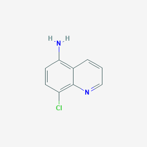 molecular formula C9H7ClN2 B112979 8-Chloroquinolin-5-amine CAS No. 75793-58-7