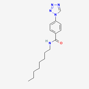 N-octyl-4-(1H-tetrazol-1-yl)benzamide