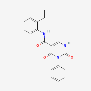 N-(2-ethylphenyl)-2,4-dioxo-3-phenyl-1,2,3,4-tetrahydropyrimidine-5-carboxamide