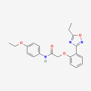 N-(4-ethoxyphenyl)-2-[2-(5-ethyl-1,2,4-oxadiazol-3-yl)phenoxy]acetamide