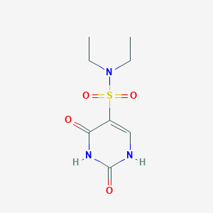 molecular formula C8H13N3O4S B11298145 N,N-diethyl-2-hydroxy-6-oxo-1,6-dihydropyrimidine-5-sulfonamide 