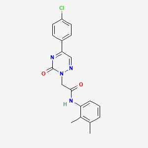 2-[5-(4-chlorophenyl)-3-oxo-1,2,4-triazin-2(3H)-yl]-N-(2,3-dimethylphenyl)acetamide