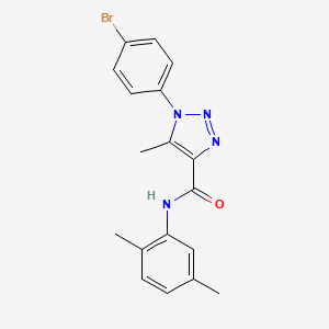 1-(4-bromophenyl)-N-(2,5-dimethylphenyl)-5-methyl-1H-1,2,3-triazole-4-carboxamide