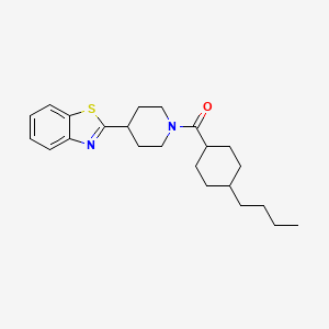 [4-(1,3-Benzothiazol-2-yl)piperidin-1-yl](4-butylcyclohexyl)methanone