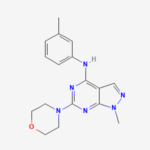 1-methyl-6-morpholino-N-(m-tolyl)-1H-pyrazolo[3,4-d]pyrimidin-4-amine