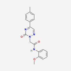 N-(2-methoxyphenyl)-2-[5-(4-methylphenyl)-3-oxo-1,2,4-triazin-2(3H)-yl]acetamide