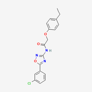 N-[5-(3-chlorophenyl)-1,2,4-oxadiazol-3-yl]-2-(4-ethylphenoxy)acetamide