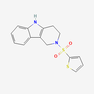 2-(2-thienylsulfonyl)-2,3,4,5-tetrahydro-1H-pyrido[4,3-b]indole