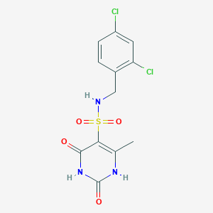 N-(2,4-dichlorobenzyl)-2-hydroxy-4-methyl-6-oxo-1,6-dihydropyrimidine-5-sulfonamide