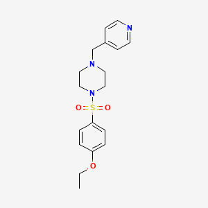 1-[(4-Ethoxyphenyl)sulfonyl]-4-(pyridin-4-ylmethyl)piperazine