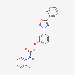 N-(2-methylphenyl)-2-{3-[5-(2-methylphenyl)-1,2,4-oxadiazol-3-yl]phenoxy}acetamide