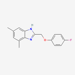 2-[(4-fluorophenoxy)methyl]-4,6-dimethyl-1H-benzimidazole