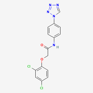 2-(2,4-dichlorophenoxy)-N-[4-(1H-tetrazol-1-yl)phenyl]acetamide