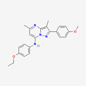 N-(4-ethoxyphenyl)-2-(4-methoxyphenyl)-3,5-dimethylpyrazolo[1,5-a]pyrimidin-7-amine