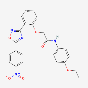 N-(4-ethoxyphenyl)-2-{2-[5-(4-nitrophenyl)-1,2,4-oxadiazol-3-yl]phenoxy}acetamide