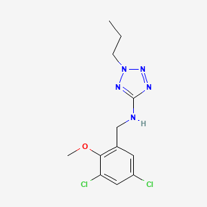 N-(3,5-dichloro-2-methoxybenzyl)-2-propyl-2H-tetrazol-5-amine