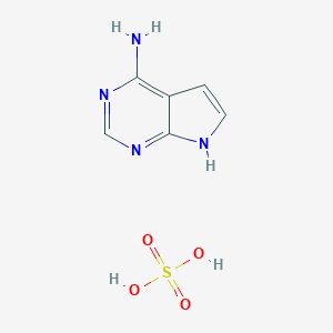 molecular formula C6H8N4O4S B112999 4-氨基-7H-吡咯并[2,3-d]嘧啶硫酸氢盐 CAS No. 769951-32-8