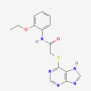 N-(2-ethoxyphenyl)-2-(7H-purin-6-ylsulfanyl)acetamide