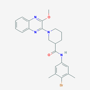 N-(4-bromo-3,5-dimethylphenyl)-1-(3-methoxyquinoxalin-2-yl)piperidine-3-carboxamide