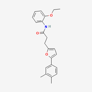 3-[5-(3,4-dimethylphenyl)furan-2-yl]-N-(2-ethoxyphenyl)propanamide