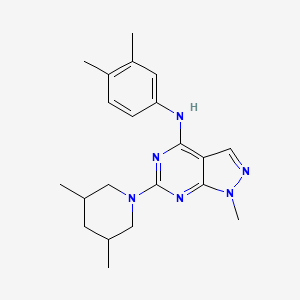 N-(3,4-dimethylphenyl)-6-(3,5-dimethylpiperidin-1-yl)-1-methyl-1H-pyrazolo[3,4-d]pyrimidin-4-amine