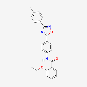 2-ethoxy-N-{4-[3-(4-methylphenyl)-1,2,4-oxadiazol-5-yl]phenyl}benzamide