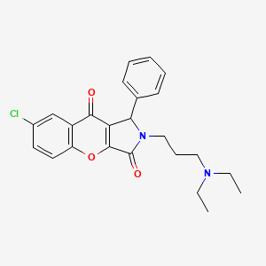 7-Chloro-2-[3-(diethylamino)propyl]-1-phenyl-1,2-dihydrochromeno[2,3-c]pyrrole-3,9-dione