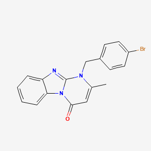 1-(4-bromobenzyl)-2-methylpyrimido[1,2-a]benzimidazol-4(1H)-one