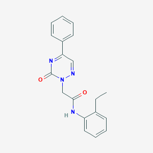 N-(2-ethylphenyl)-2-(3-oxo-5-phenyl-1,2,4-triazin-2(3H)-yl)acetamide