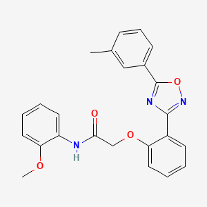 N-(2-methoxyphenyl)-2-{2-[5-(3-methylphenyl)-1,2,4-oxadiazol-3-yl]phenoxy}acetamide