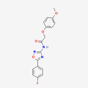 N-[5-(4-fluorophenyl)-1,2,4-oxadiazol-3-yl]-2-(4-methoxyphenoxy)acetamide