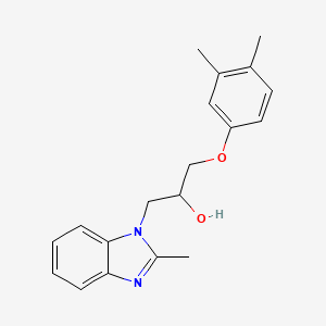 1-(3,4-dimethylphenoxy)-3-(2-methyl-1H-benzimidazol-1-yl)propan-2-ol