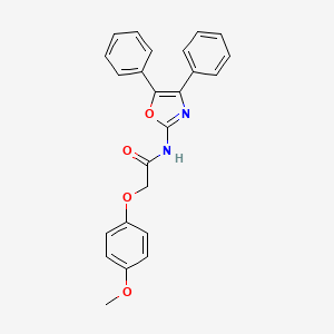 N-(4,5-diphenyl-1,3-oxazol-2-yl)-2-(4-methoxyphenoxy)acetamide