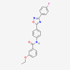 3-ethoxy-N-{4-[3-(4-fluorophenyl)-1,2,4-oxadiazol-5-yl]phenyl}benzamide